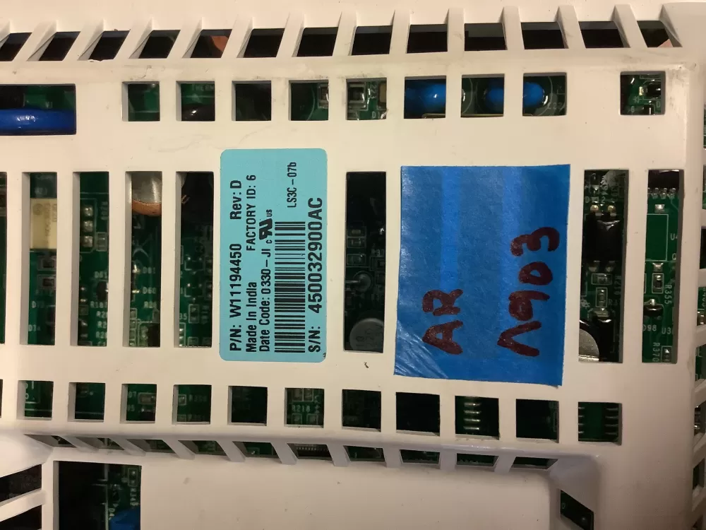 Whirlpool W11194450 Dryer Control Board AZ195696 | AR1903