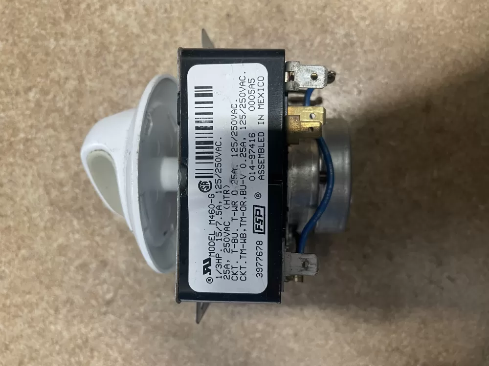 Whirlpool  Maytag  Kenmore AP6009039 3977678 3977678R WP3977678 PS11742181 Dryer Timer