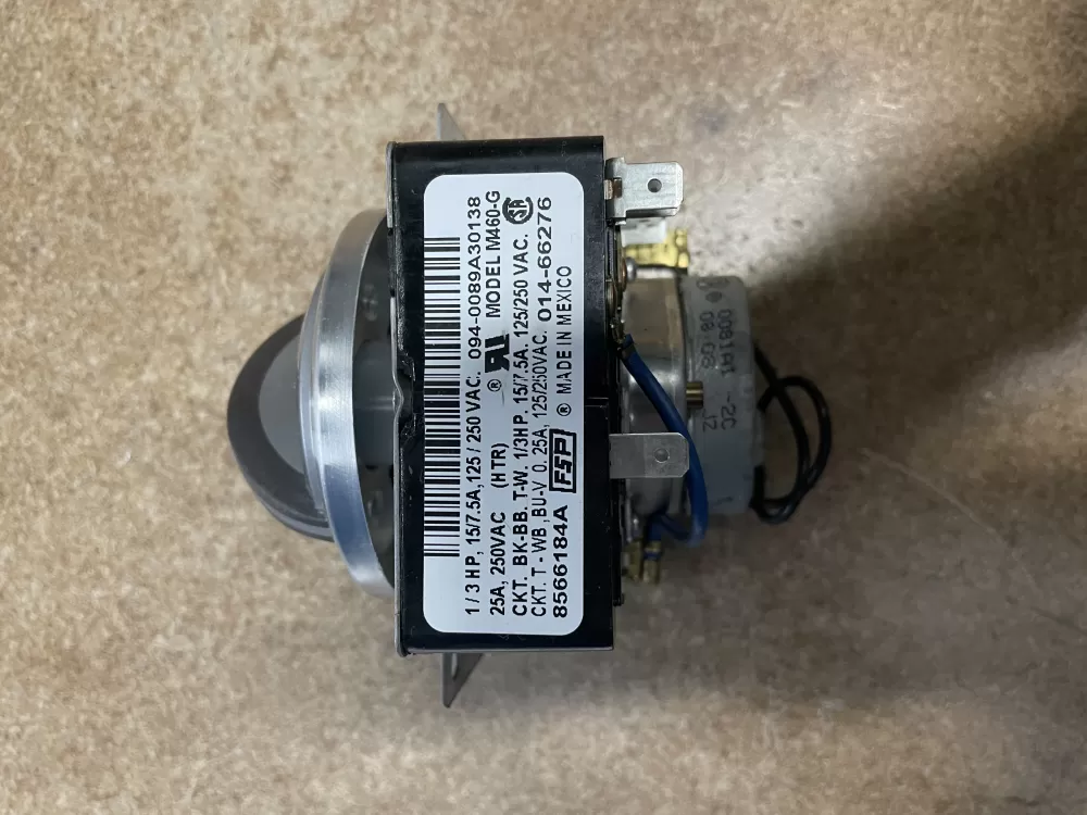 Whirlpool 8566184A 8566184 WP8566184 AP6013380 8566184R PS11746606 Dryer Timer