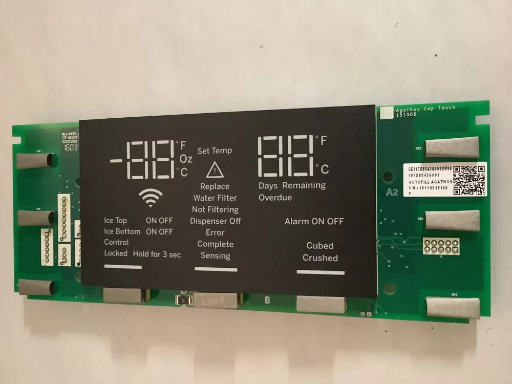 GE Wr55x41026 Wr55x26306 Refrigerator Control Board Dispenser  AZ199598 | ZC2779