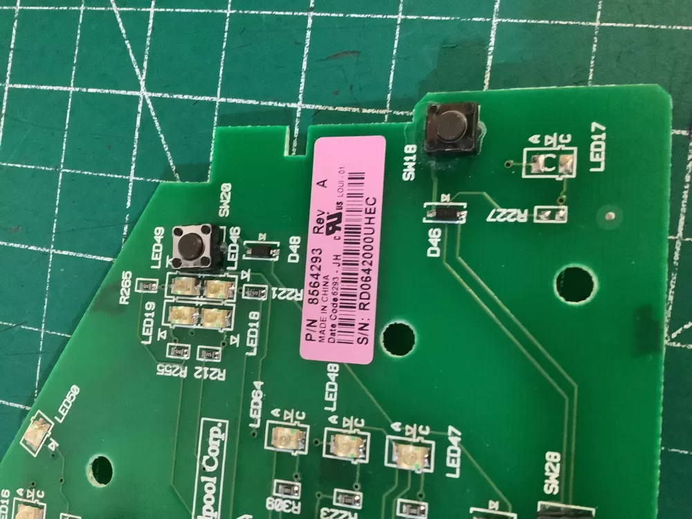 Whirlpool 8564293 8563974 Dryer Control Board AZ209045 | NR796