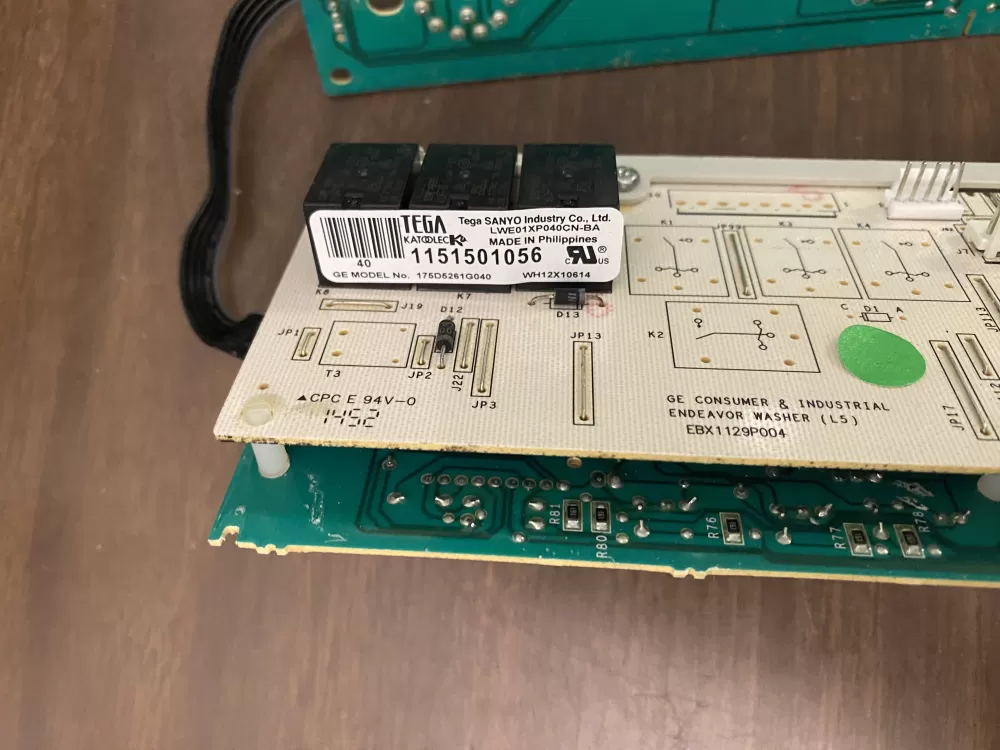 GE 175D5261G040 EBX1129P004 WH12X10614 Washer Control Board AZ101869 | BK707