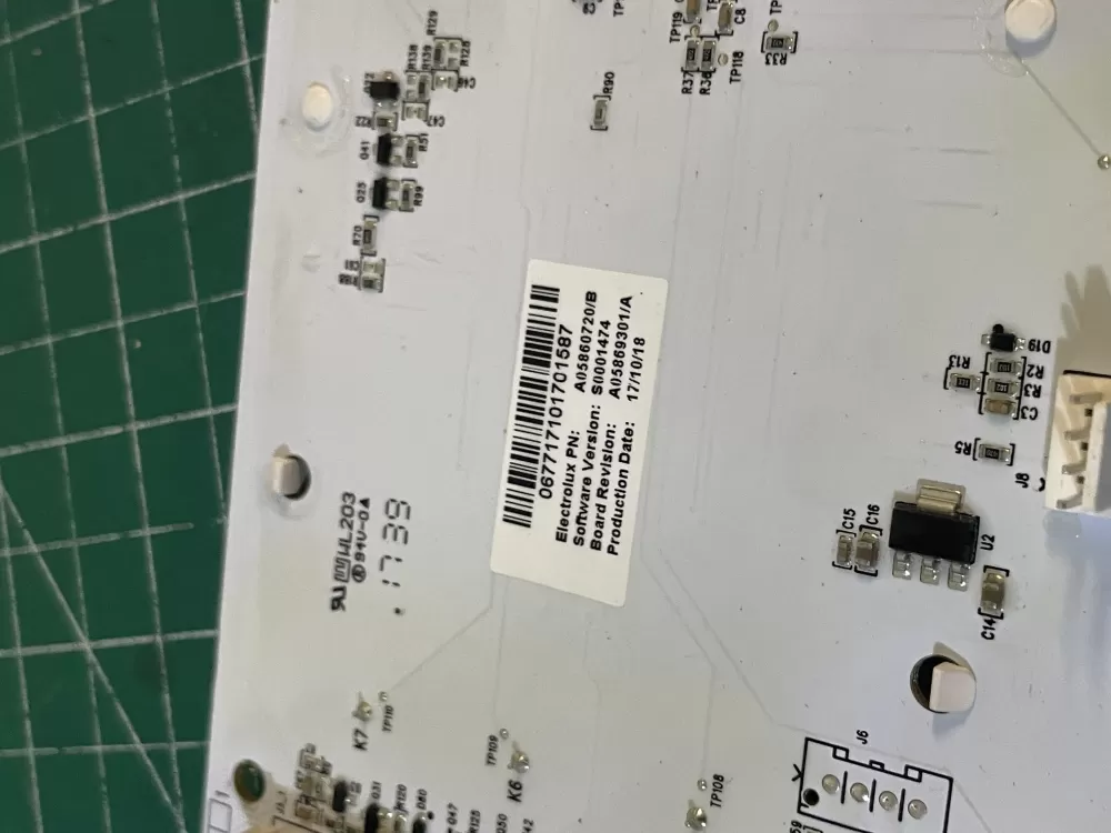 Frigidaire Electrolux A05860720 Refrigerator UI Control Board AZ200782 | Wm2802