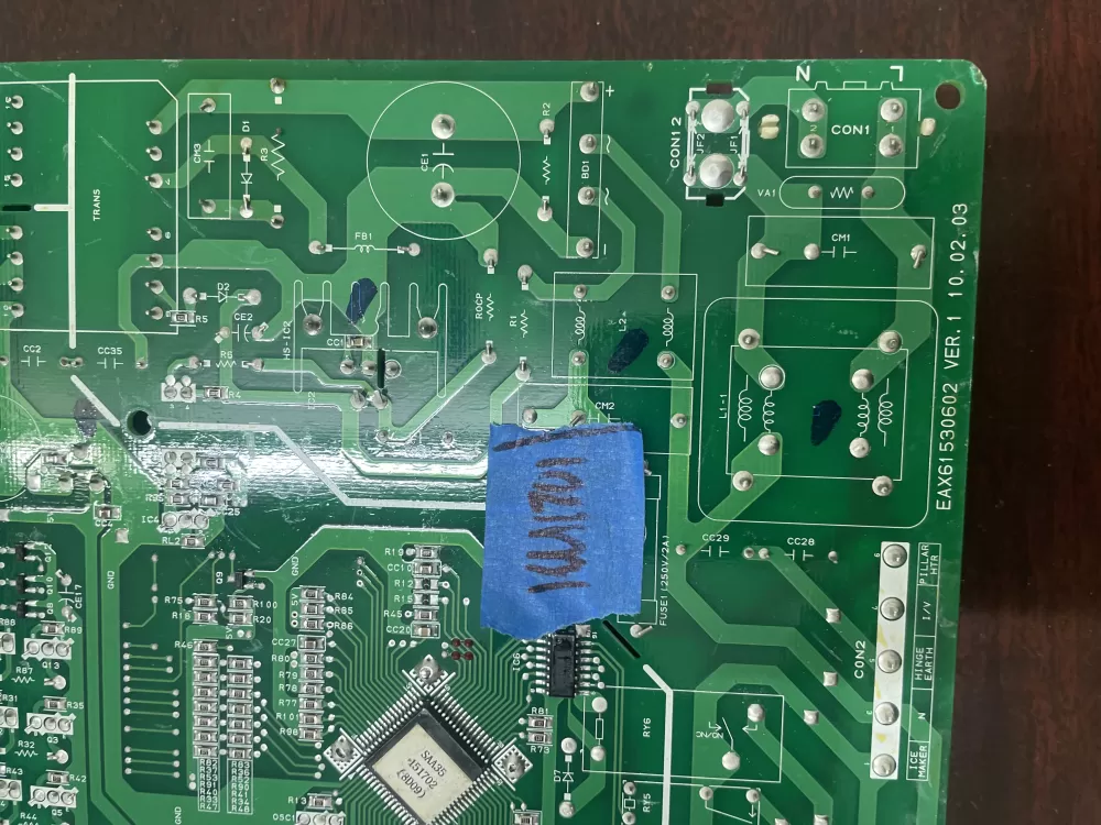 LG Kenmore EBR65002706 Refrigerator Control Board AZ34536 | KM1701