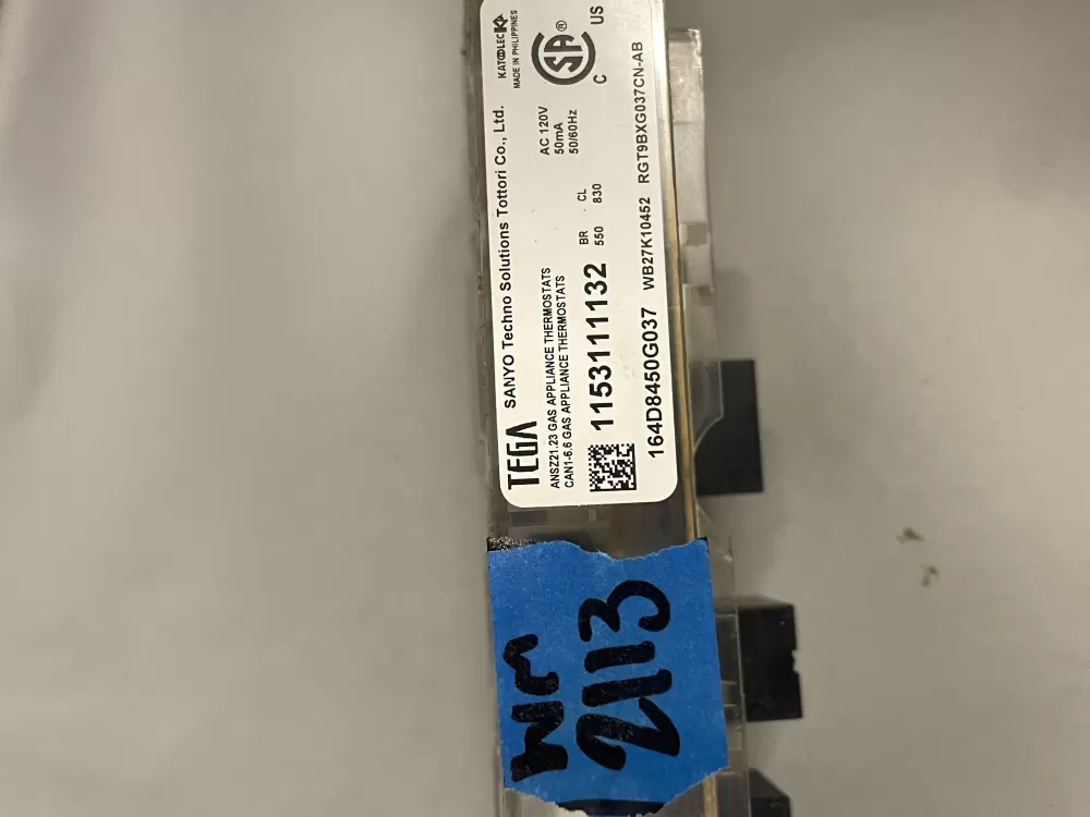 GE 164D8450G037 Wb27k10452 5  Control Board Original Year AZ223455 | Wm2113