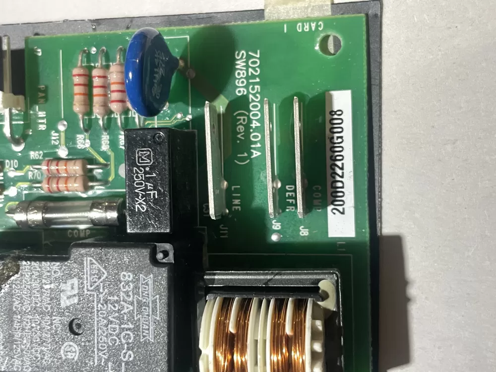 GE 200D2260G008 AP7188100 Refrigerator Control Board AZ109815 | Wm576