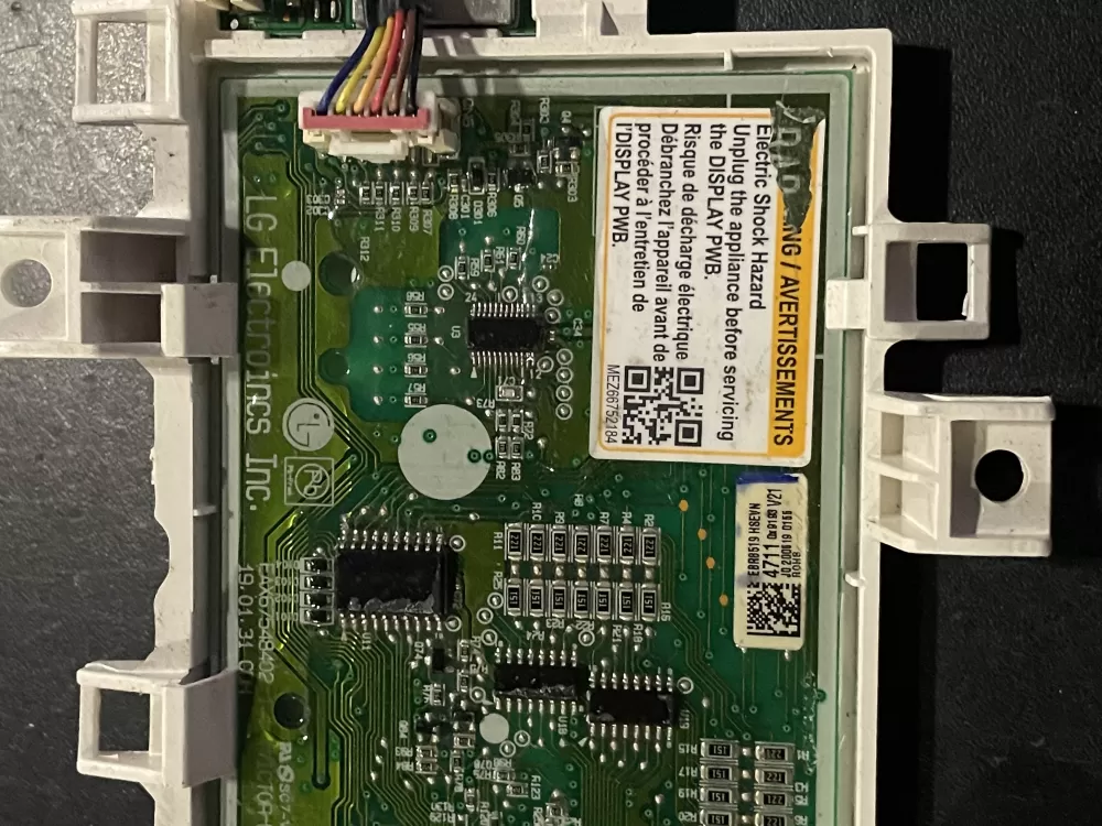 LG EBR85194711 Washer Control Board Panel AZ27176 | KM63