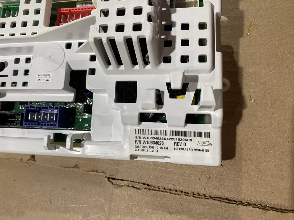 Whirlpool AP5951723 W10634026 PS10056798 Washer Control Board AZ88354 | BK758
