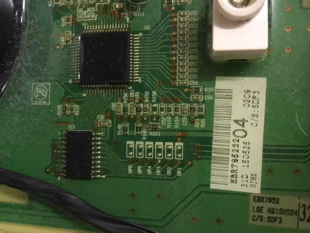 LG EBR79523204 Washer Control Board AZ7030 | NRV305
