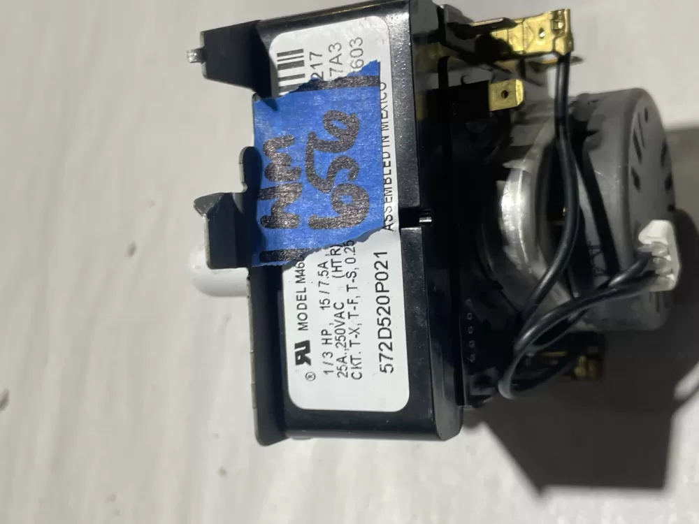 GE 572D520P021 WE4M271 Dryer Timer AZ113799 | Wm656