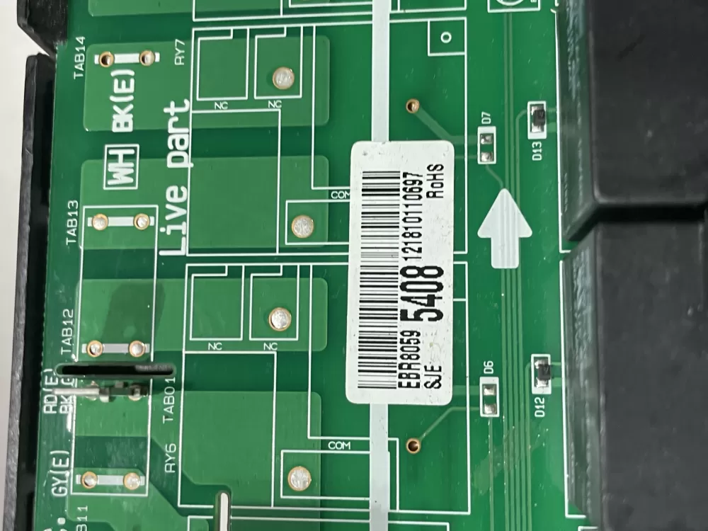 LG EBR80595408 Range Relay Control Board AZ145904 | Wm2444