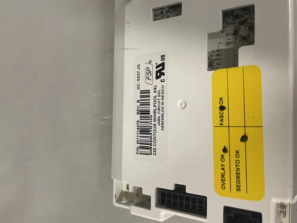 Whirlpool W11114478 W11174453 Refrigerator Control Board AZ224267 | Wm993