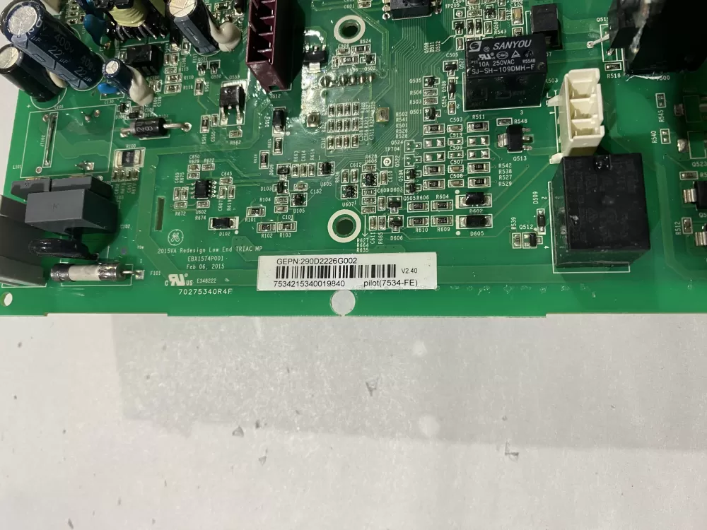 GE WH22X29556 WH18X25896 290D2226G002 Washer Control Board AZ140896 | BK2143