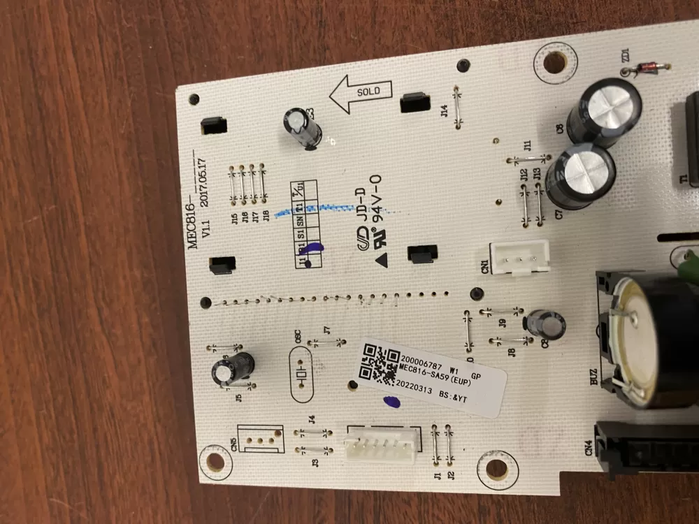 Whirlpool WMC30311LB Microwave Control Board MEC816-SA59 AZ50203 | BK1825