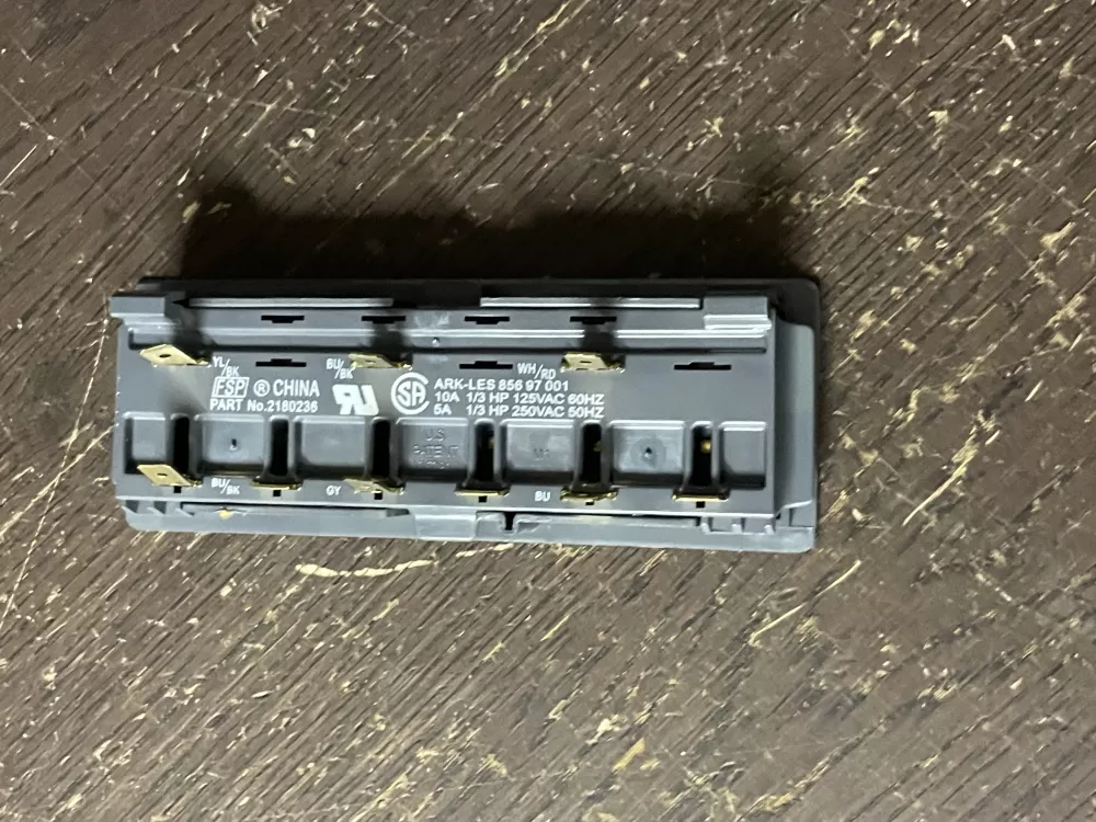 Whirlpool Maytag KitchenAid Kenmore AP6005966 2180236 WP2180236 PS11739028 Refrigerator Control Board Dispenser Switch