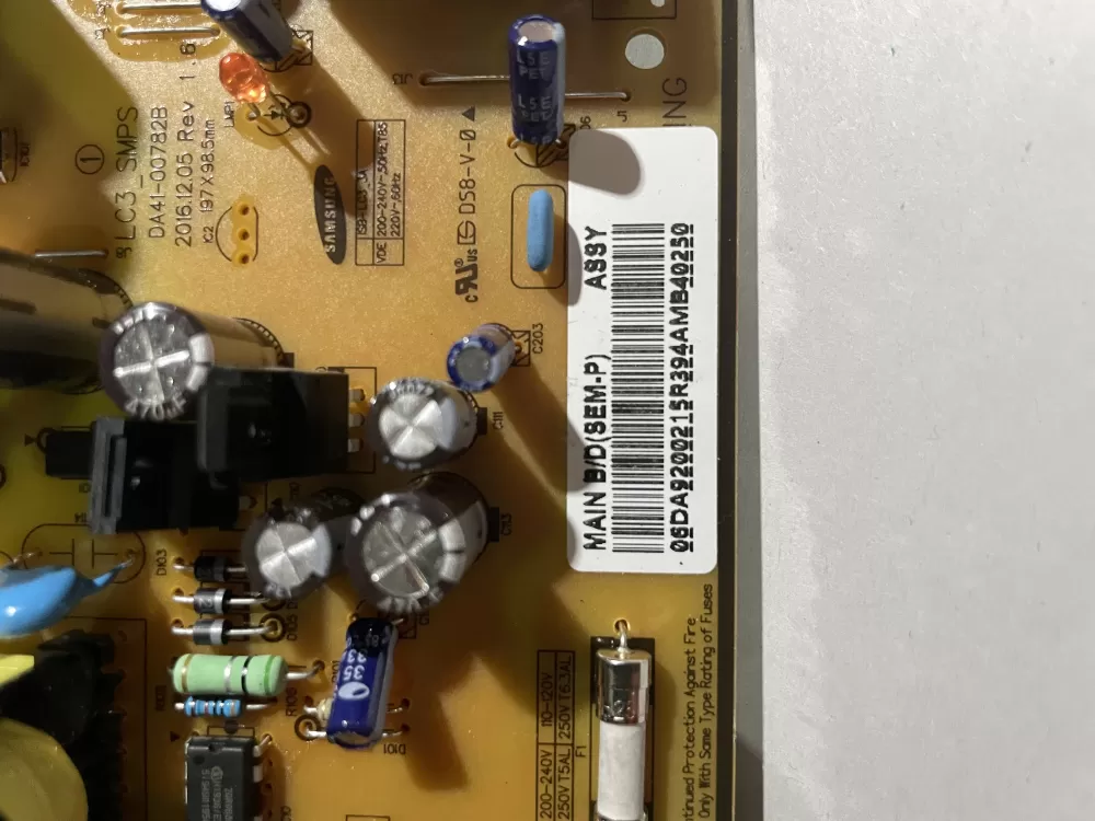 Samsung DA92-00215R Refrigerator Inverter Control Board AZ227782 | Wm1908