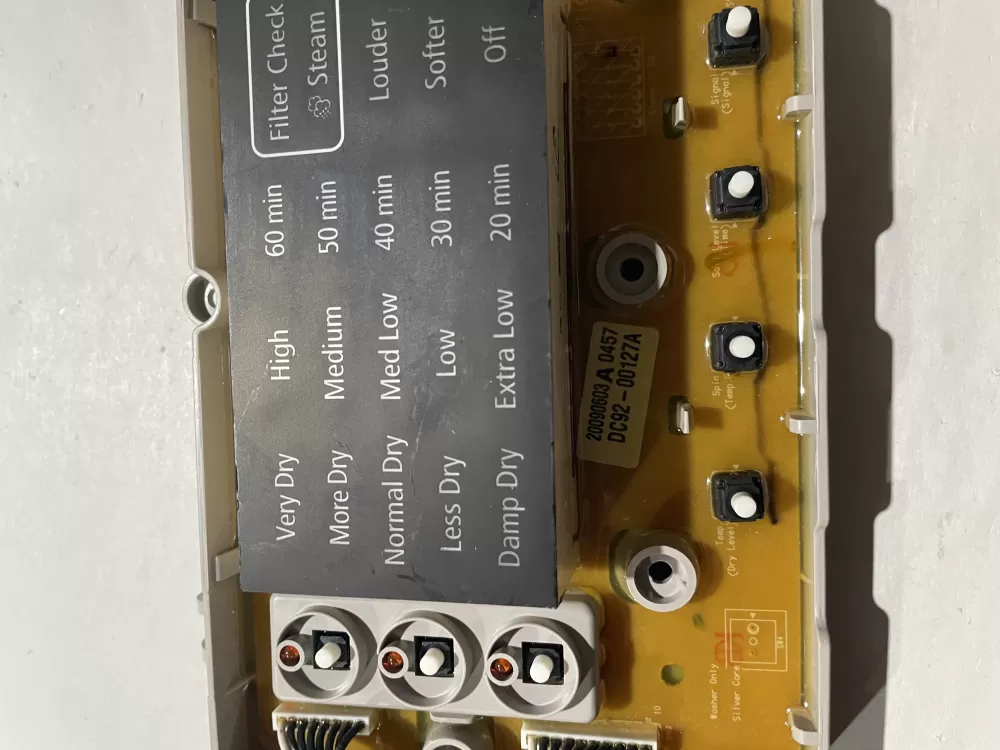 Samsung DC92 00127A Dryer Control Board AZ200568 | KMV696