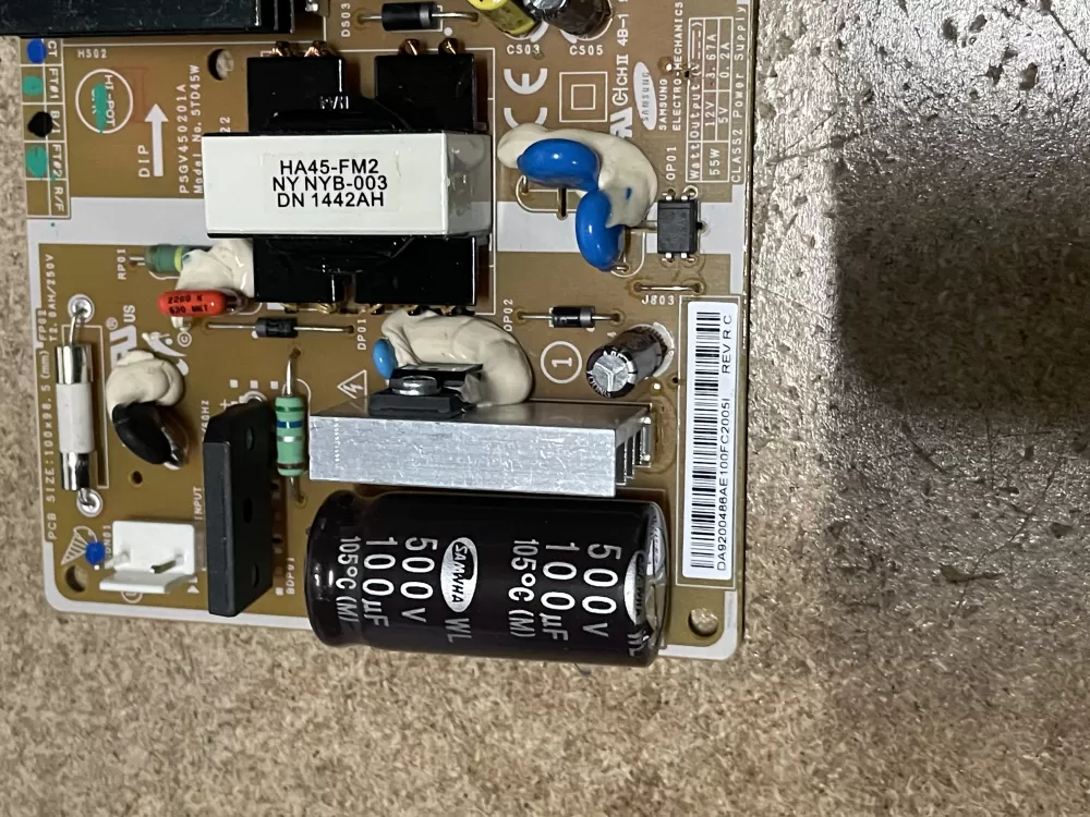 Samsung DA92 00486A Refrigerator Control Board AZ25788 | KM100