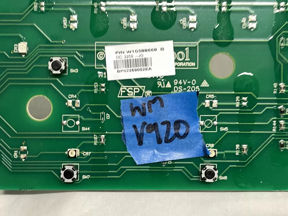 Maytag W10388672 W10388668 WPW10388672 Dryer Control Board AZ207860 | Wmv920