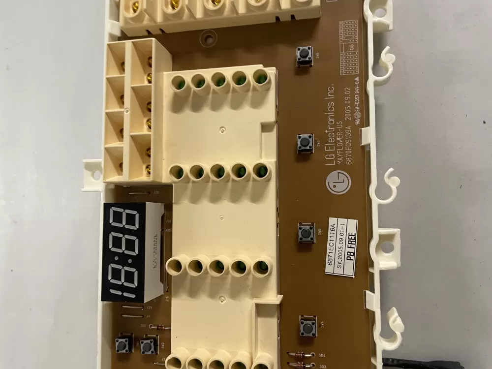 LG 6871EC1116A Washer Control Board AZ134930 | KMV238