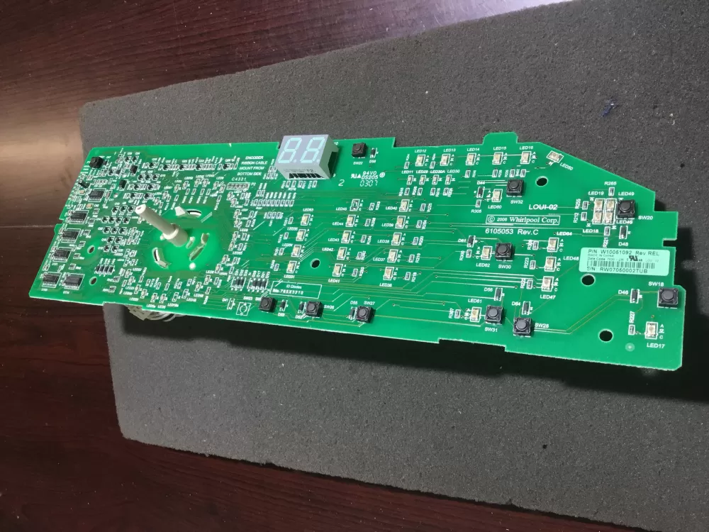 Whirlpool Maytag AP6014796 W10051092 Washer Control Board AZ94595 | NR408
