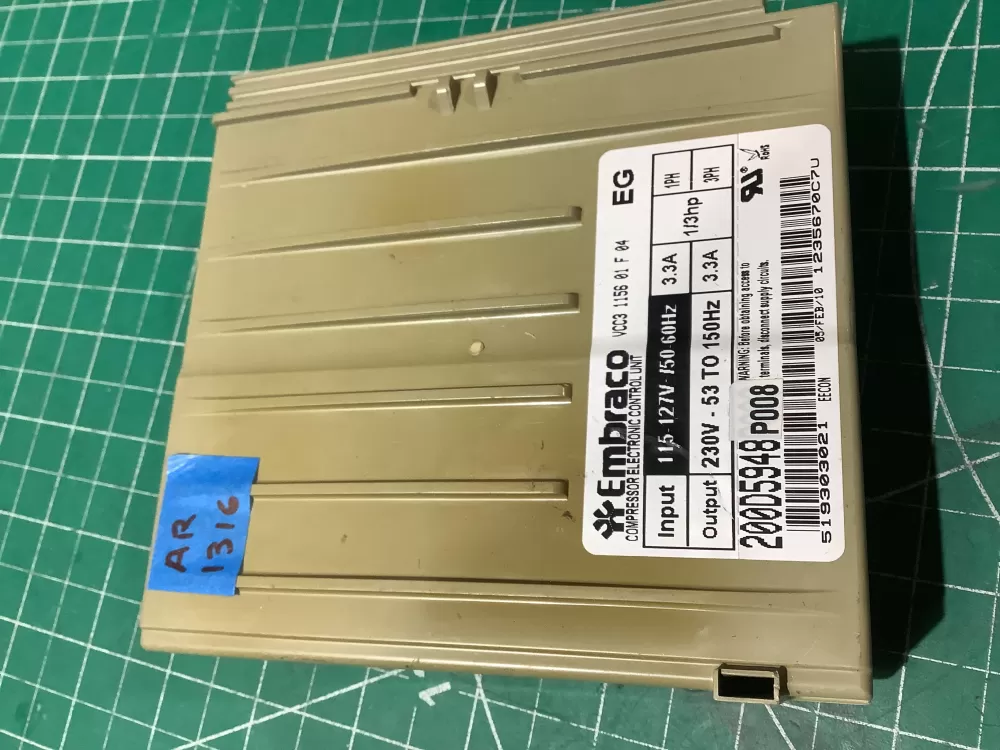 Refrgerator Inverter 200D5948P008 AZ196716 | AR1316