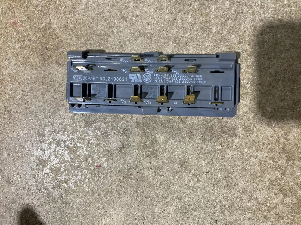 Whirlpool Maytag 2198621 Refrigerator Control Board Dispenser AZ70608 | BK1113