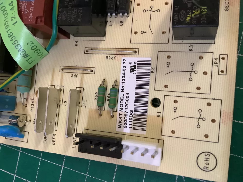 GE EBX1110P002 200D49742G004 WR55X10996 Fridge Control Board AZ194512 | NR593