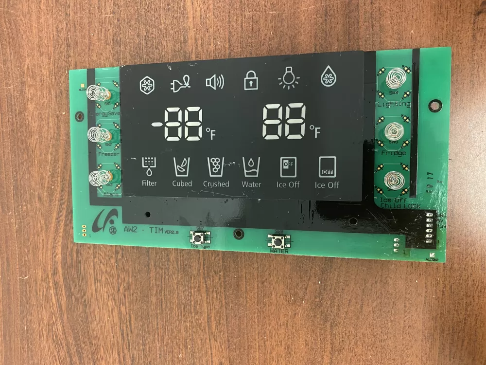 Samsung DA41-00623A Refrigerator Control Board Dispenser