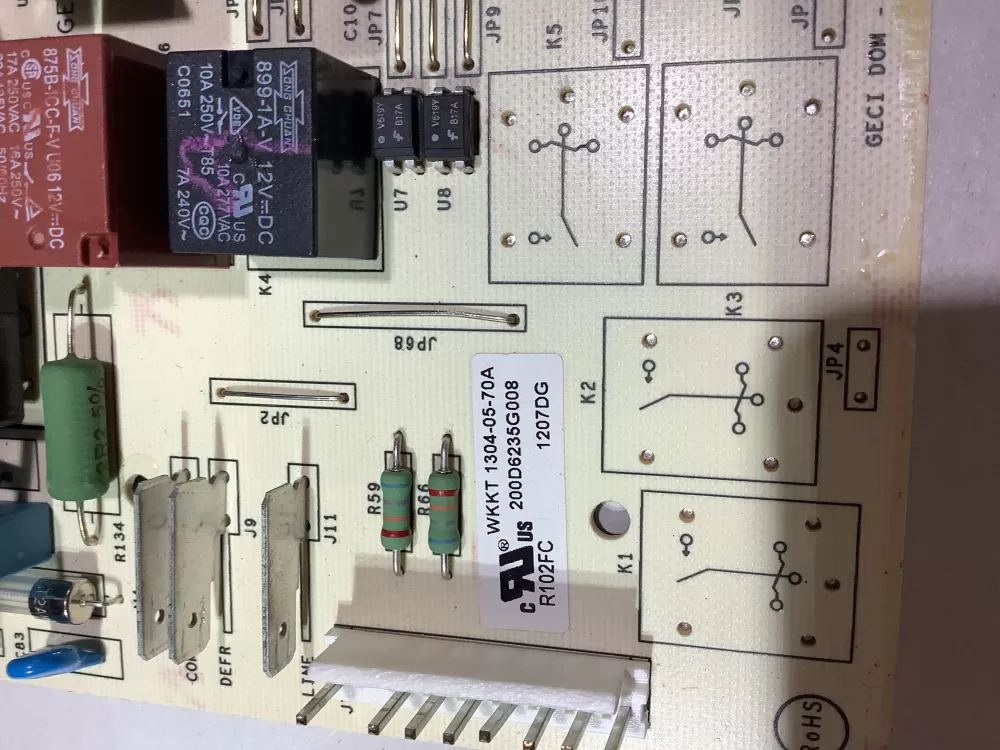 GE 200D6235G008 Refrigerator Control Board AZ142383 | ZC2397