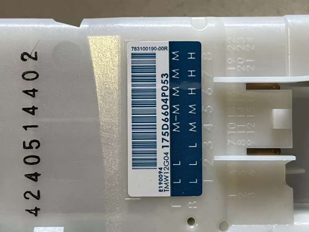 GE WH12X10527 175D6604P053 Washer Timer AZ44774 | JT1370