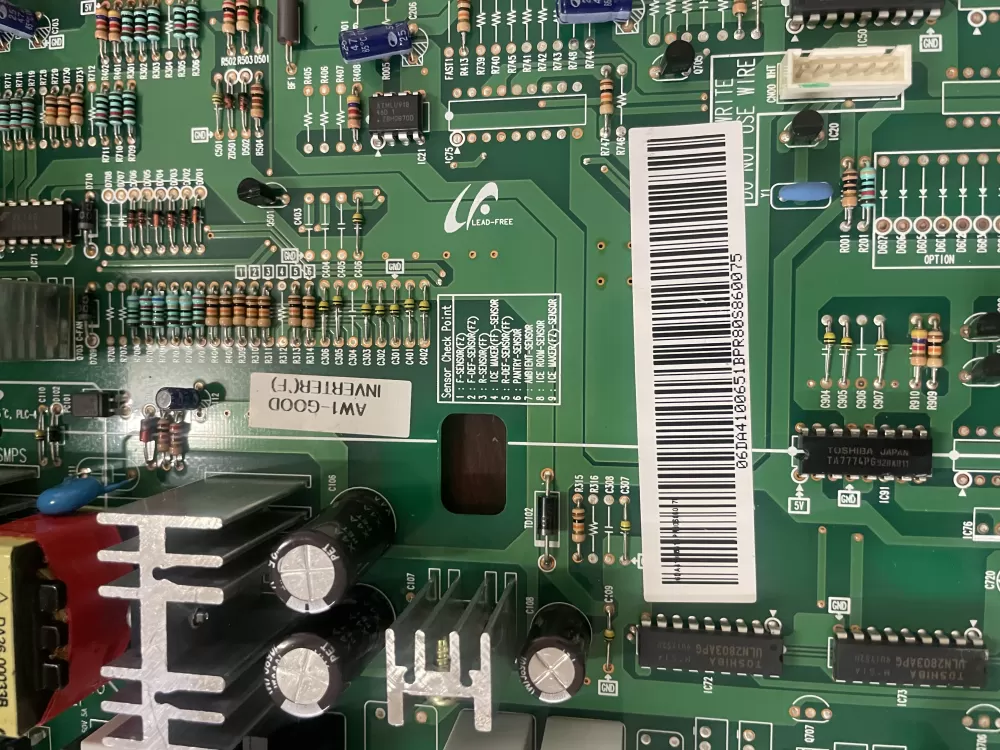 Samsung DA41 00651B Refrigerator Control Board AZ38696 | KM255