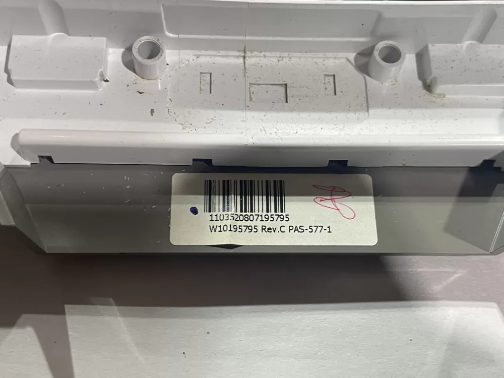 KitchenAid W10195795 W10481117 Dishwasher Control Panel AZ173640 | Wmv832