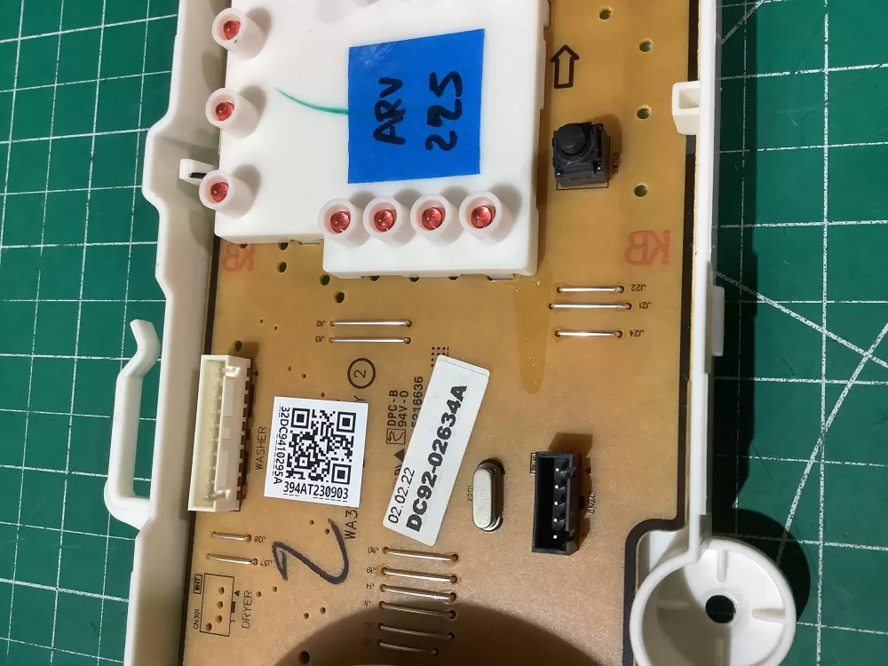 Samsung Dryer Control Board Panel Dc97-18718k AZ199564 | ARV225