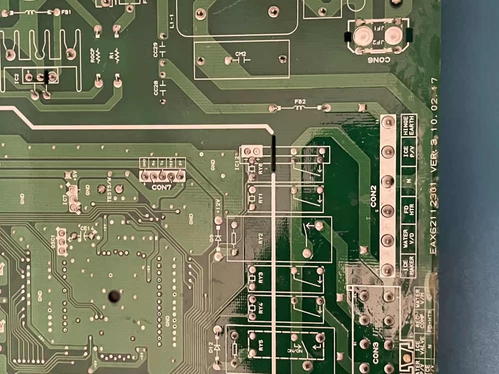 LG EBR67348002 Refrigerator Main Control Board PCB AZ97502 | KM1535