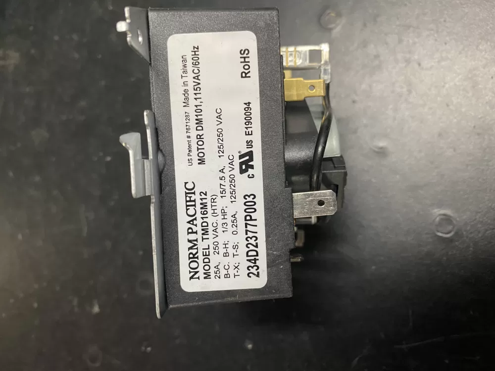 GE TMD16M12 234D2377P003 Dryer Timer