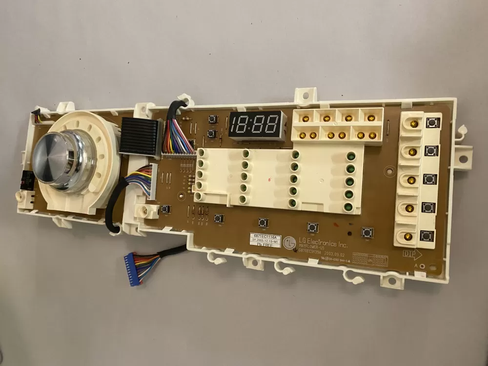 LG 6871EC1116A  067011270BD Washer Control Board