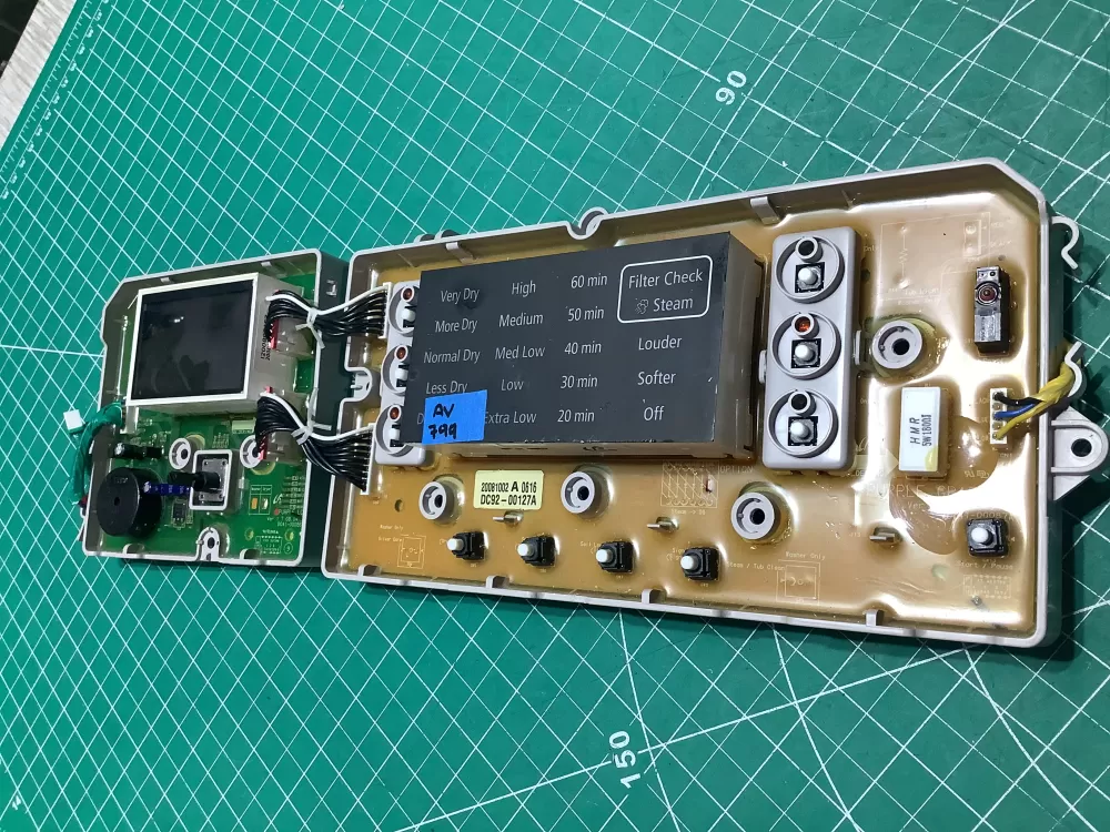 Samsung DC92 00127A Dryer Control Board AZ186166 | AV799