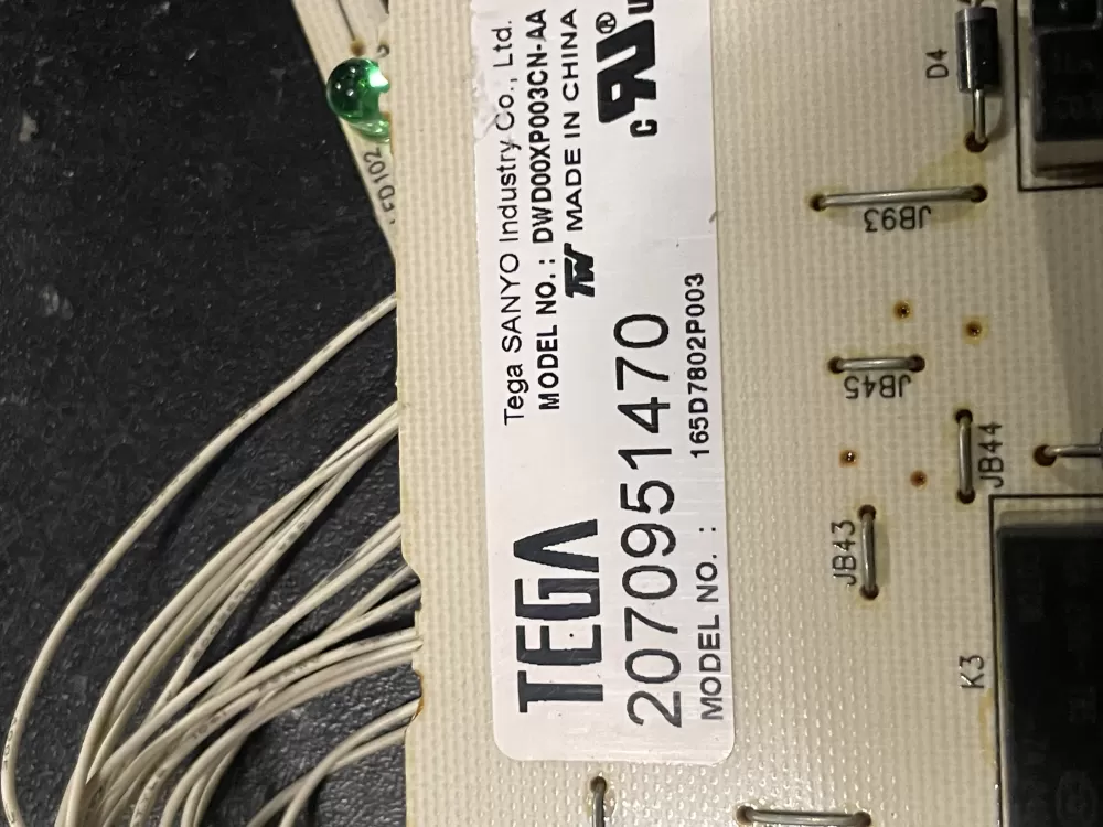 GE 165D7802P003 Dishwasher Control Board AZ28055 | WM282
