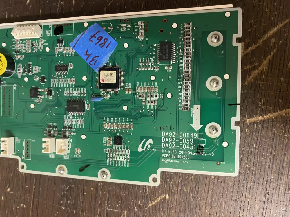 Samsung DA92 00451B Refrigerator Control Board Dispenser AZ52479 | BK1867