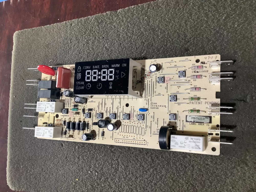 Whirlpool 098-01625-31 Range Control Board Display