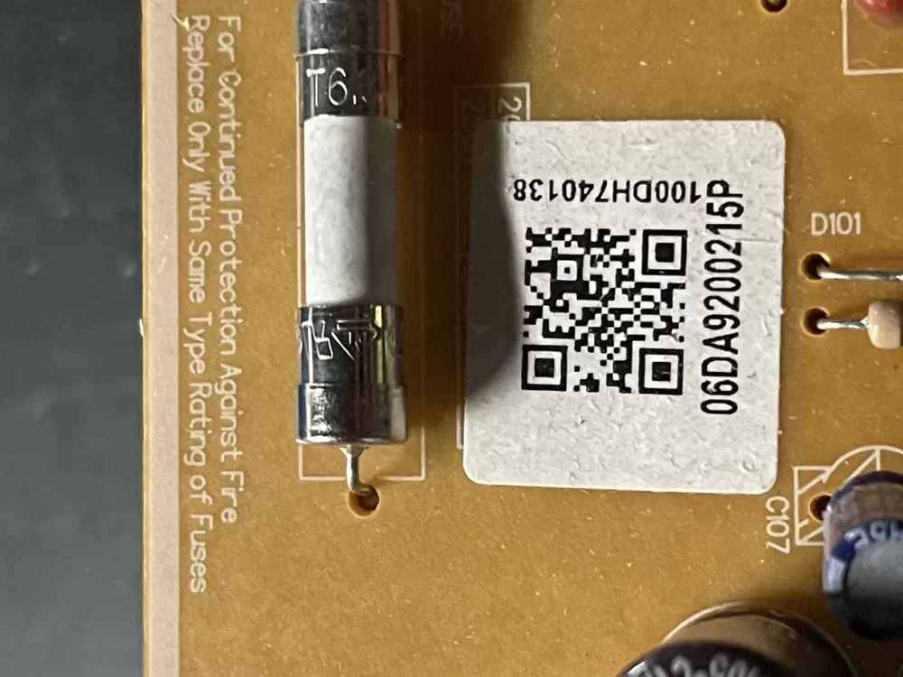 Samsung DA92 00215P Refrigerator Control Board AZ4683 | WM1429