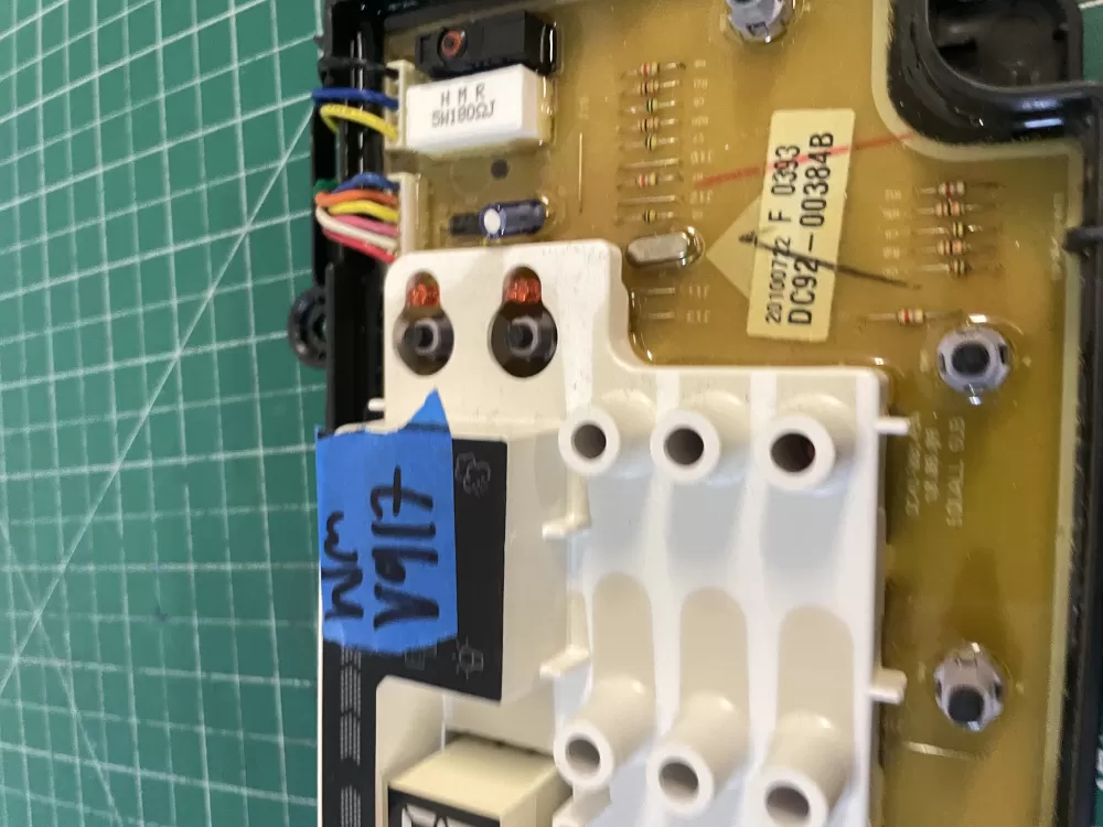 SAMSUNG WASHER DISPLAY CONTROL BOARD DC92-00384B AZ206954 | Wmv917