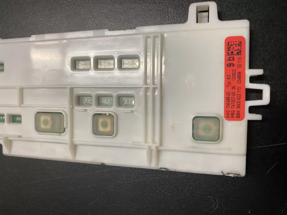 Bosch 9000 622 115 746489 00 Dishwasher Control Board AZ14727 | BK631