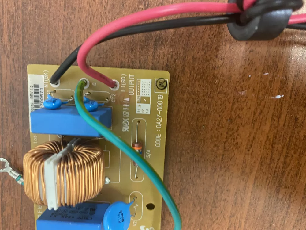 Samsung DA27-00019K Refrigerator Control Board Filter Noise AZ44576 | BK1762