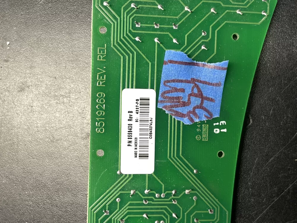 Kenmore Whirlpool 8558760 8559430 Dryer Control Board AZ36569 | Wm382