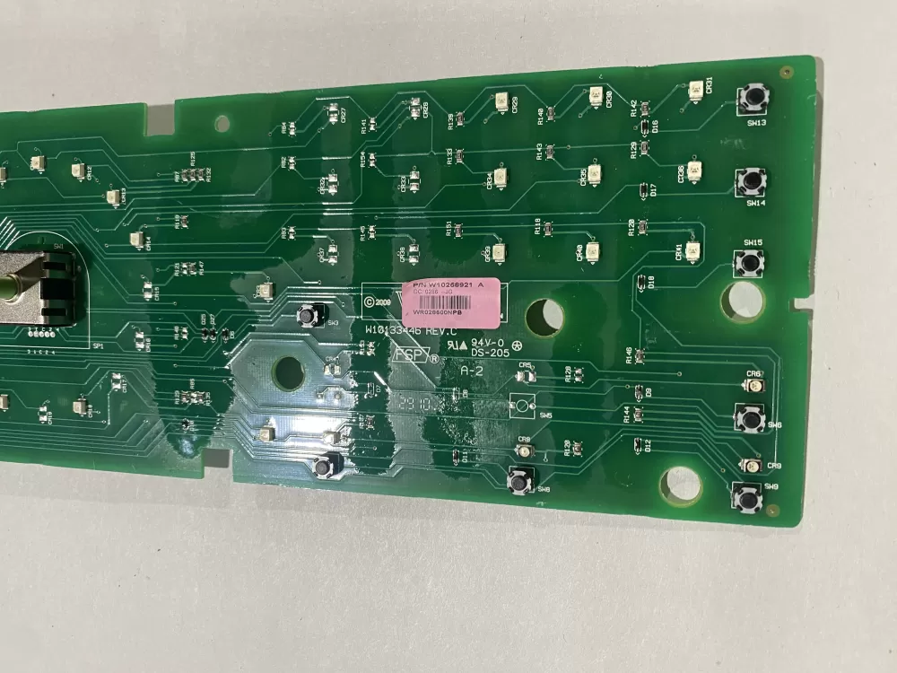 Whirlpool W10218921 Washer Control Board AZ168268 | BK2575