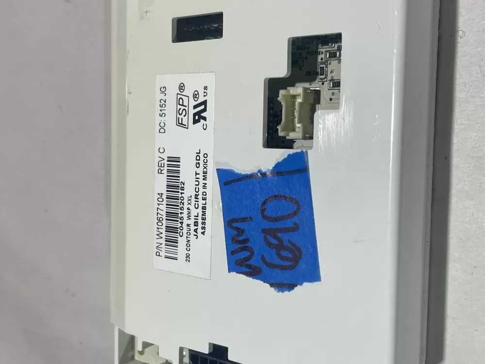 Whirlpool W10677104 Refrigerator Electronic
Control Board AZ160132 | Wm690