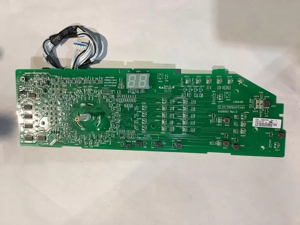 Whirlpool 8564295 User Interface Control Board AZ147132 | BG2474