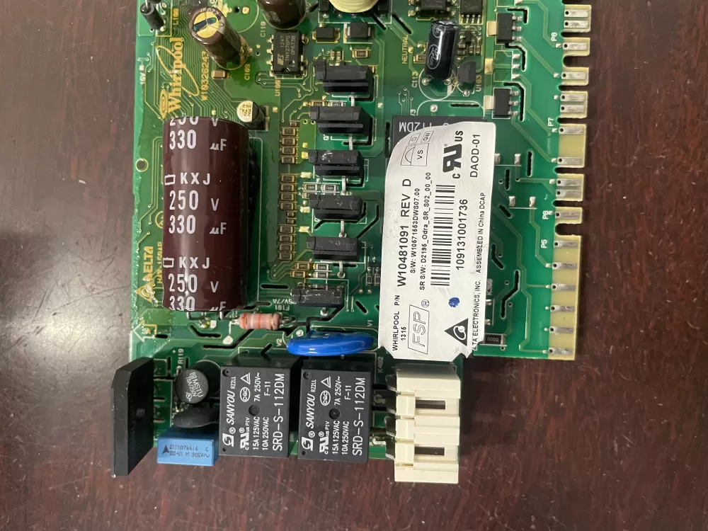 Kenmore W10481091 W10866118 AP6027291 Dishwasher Control Board AZ51286 | KM1905